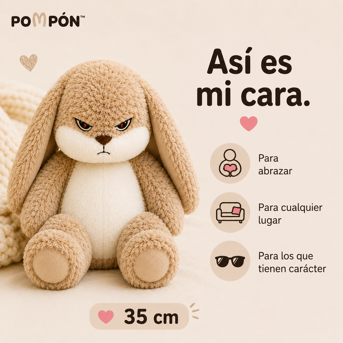Pompón™ El Peluche Gruñón